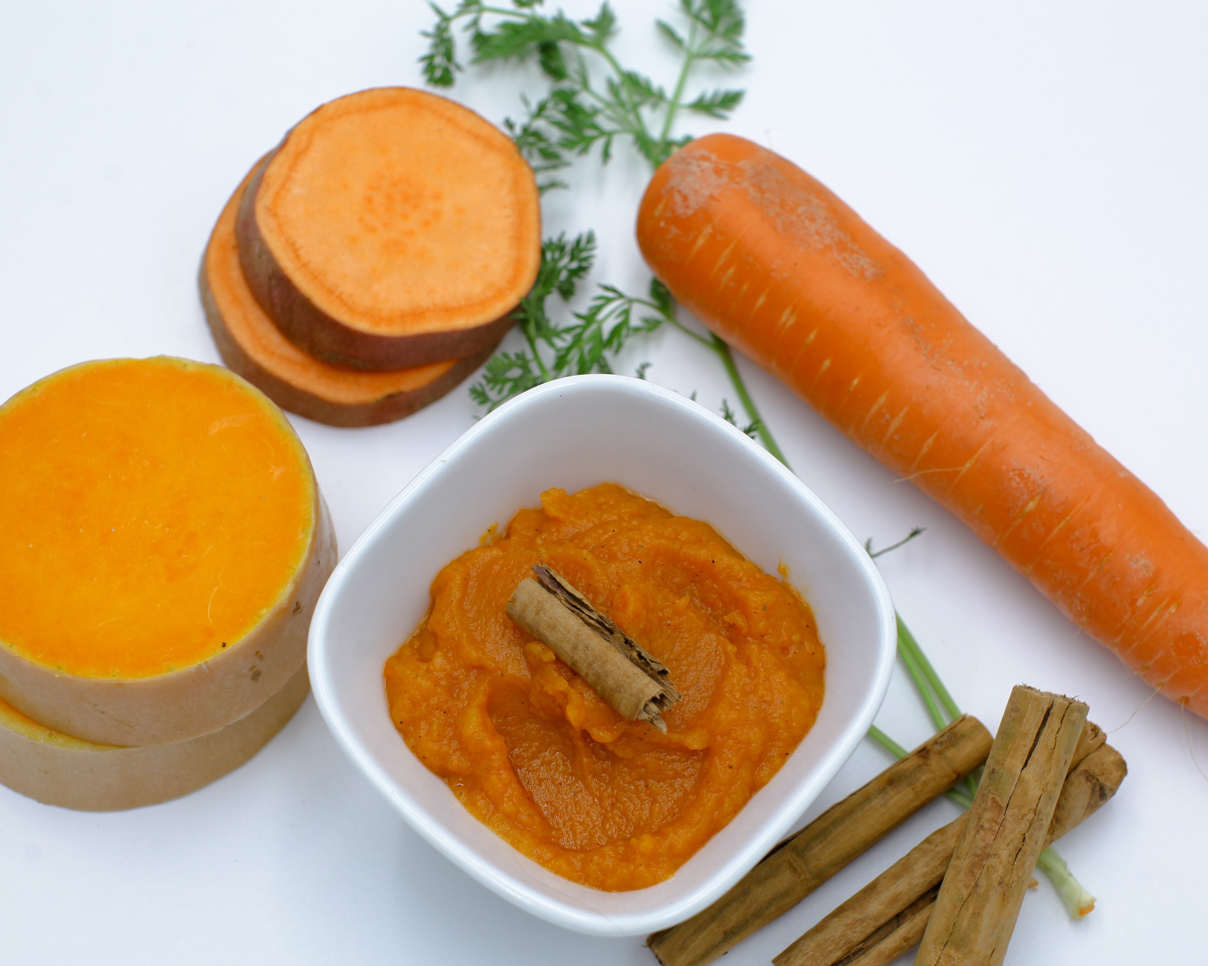 butternut | carrot | sweet potato | cinnamon