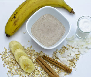 oats | banana | coconut milk | cinnamon