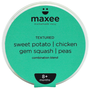 sweet potato | chicken | gem squash | peas
